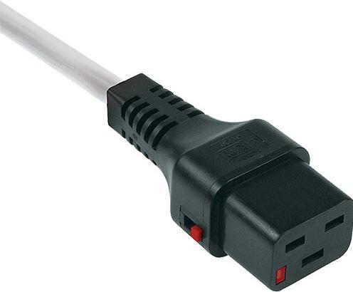 Digitus 2m IEC C20 - IEC C19 IEC Lock White PVC 1.5mm Power Leads (2 m)