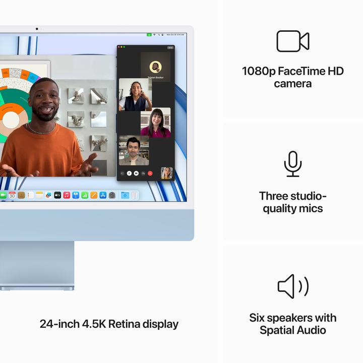 Actual product image Apple iMac 2023 (M3, 8 GB, 256 GB)