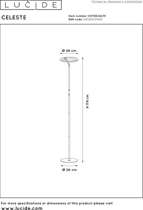 Actual product image Lucide Celeste (927 lm)