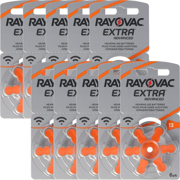 Produktbild Varta 60 Stück Hörgeräte Batterie HA13, IEC PR48, 4606 945 406 (60 Stk., 310 mAh)