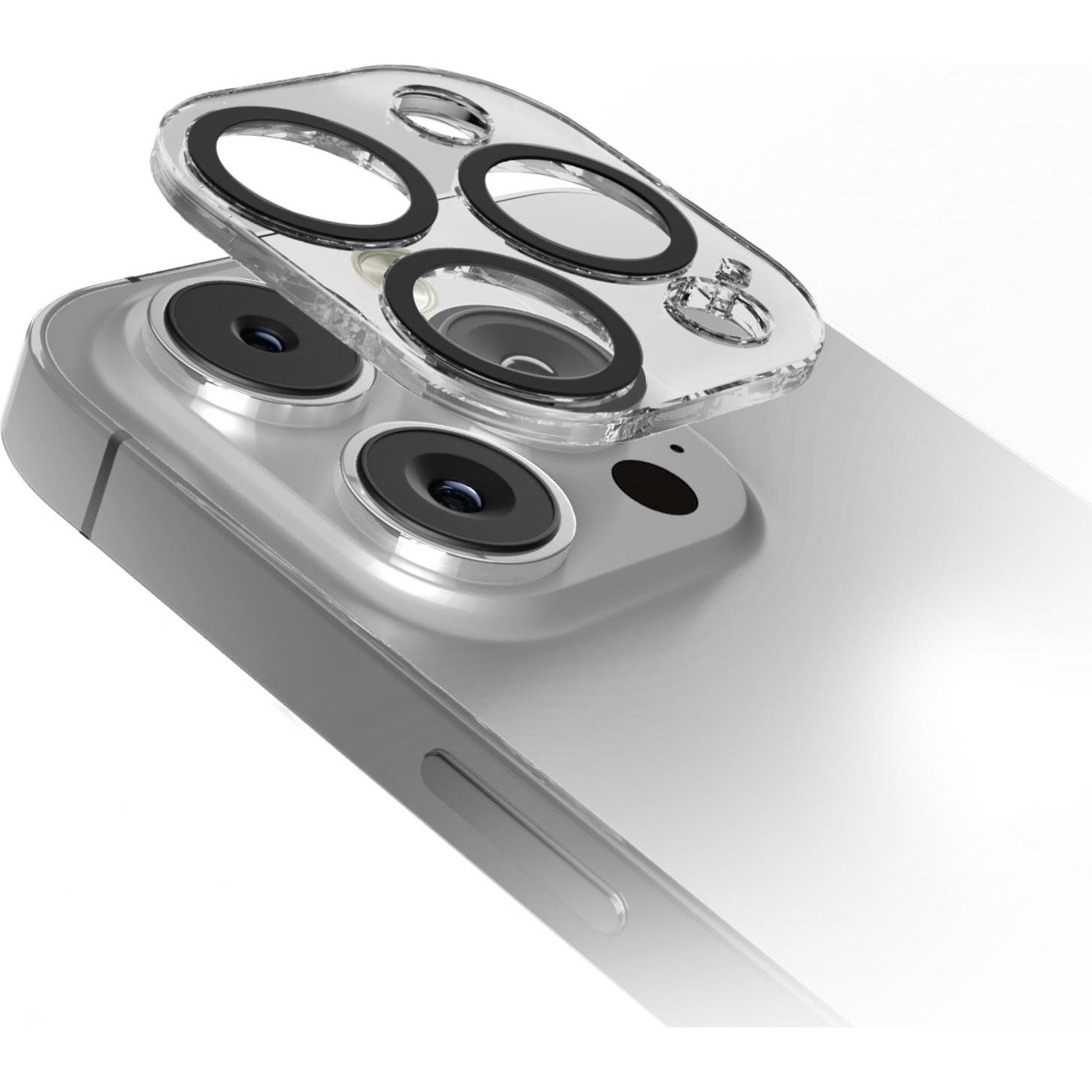 SBS Kameralinsenschutz (1 Stück, Apple iPhone 16 Pro Max, Apple iPhone 16 Pro), Smartphone Schutzfolie, Transparent