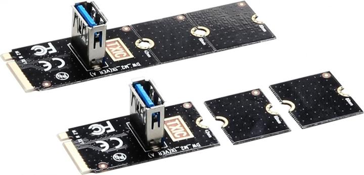 Immagine prodotto PowerGuard Scheda riser M.2 PCI Express a PCI-E Express (USB 3.0) per slot M.2