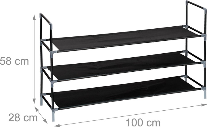 Actual product image Relaxdays Baylee (100 x 28 x 58 cm)
