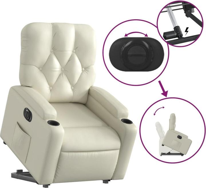 Image du produit vidaXL Relaxsessel mit Aufstehhilfe