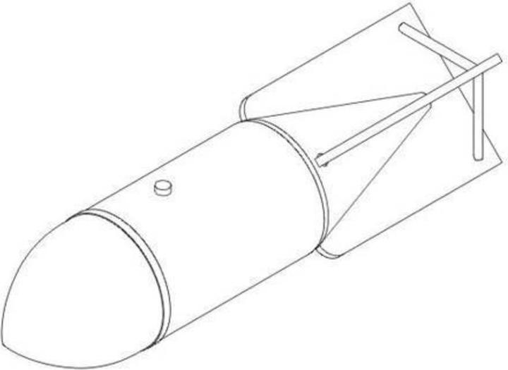 CMK Bombe tedesche della seconda guerra mondiale SC 500 (2 pz)