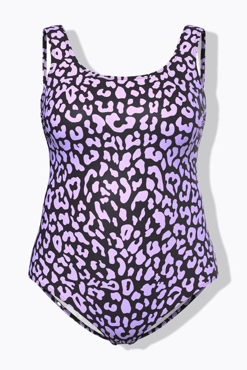 Actual product image Ulla Popken Leopard Print Swimsuit (60)