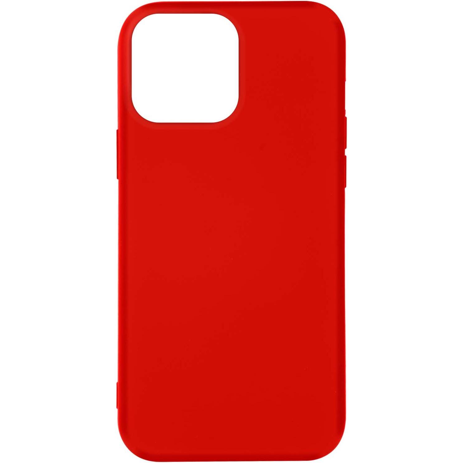 Avizar Soft Touch Handyhülle Series (Apple iPhone 14 Pro Max), Smartphone Hülle, Rot