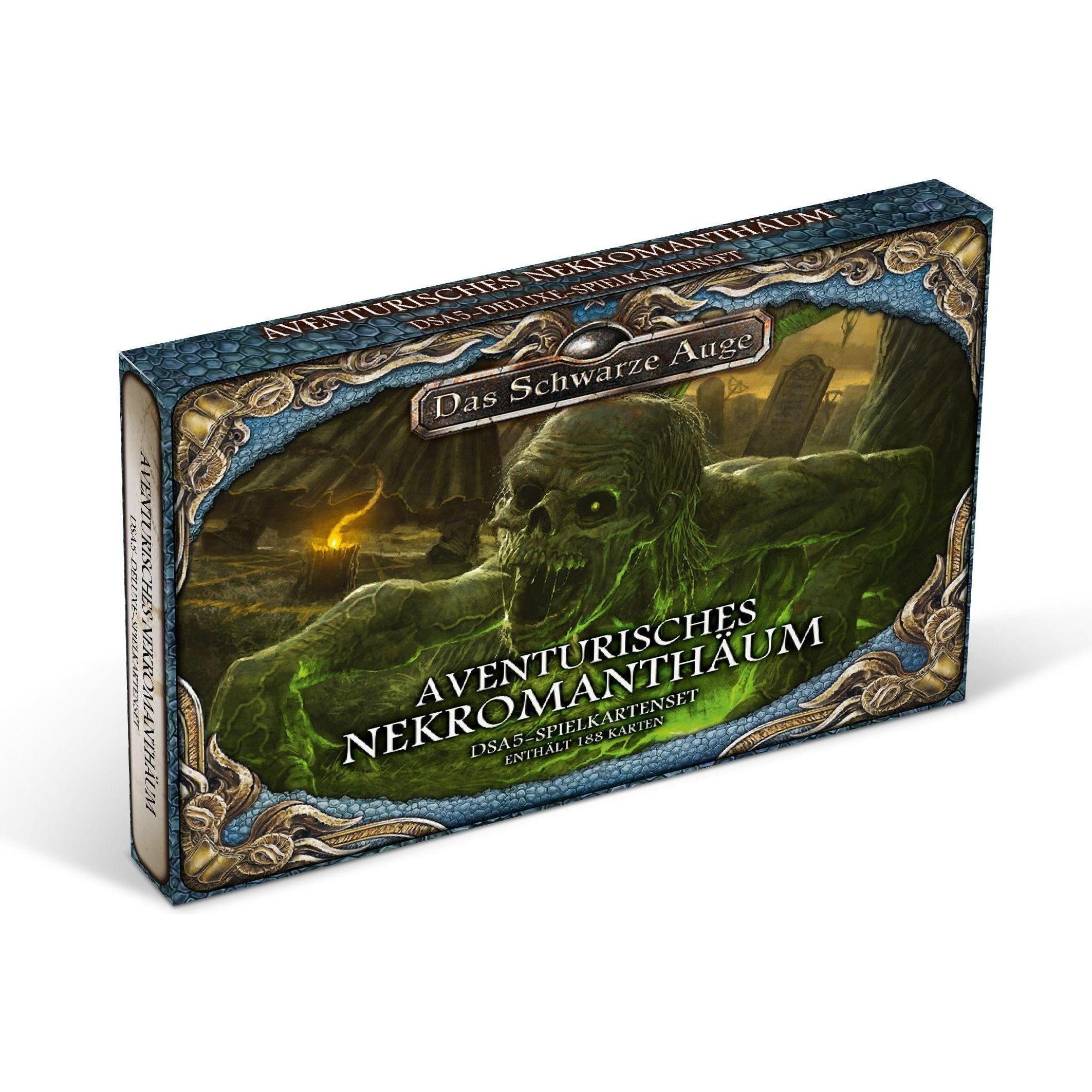 Ulisses Spiele US25855 - DSA5 - Set di carte da gioco Aventurian Necromancy, 188 carte (DE Edition) (Tedesco)