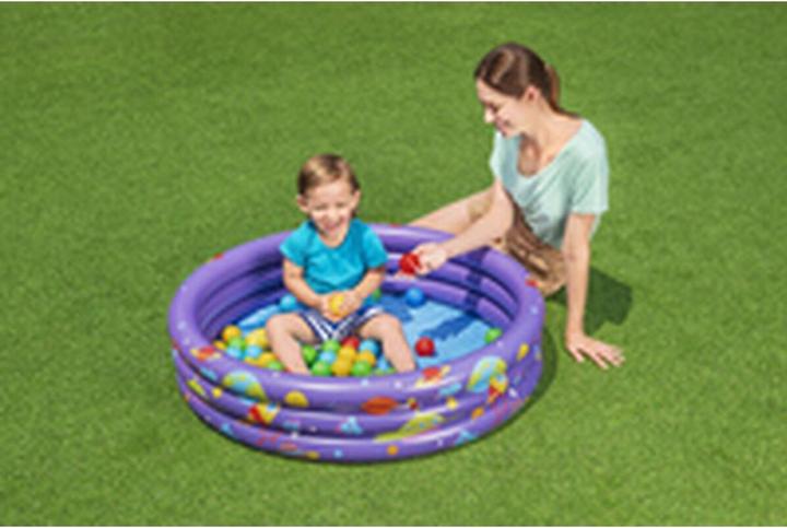 Image du produit Bestway Piscine à balles Intergalactic Surprise avec 50 balles de jeu