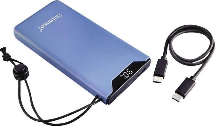 Produktbild Intenso Powerbank F10000 Blue (blau, 10.000 mAh, PD 3.0, Quick Charge 3.0) (10000 mAh, 20 W, 37 Wh)