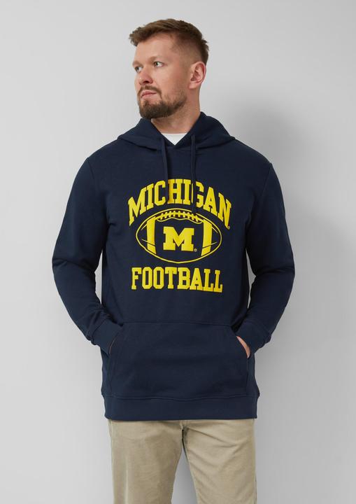 Produktbild s.Oliver Kapuzen-Sweatshirt im Modern Fit mit College-Artwork (3XL)