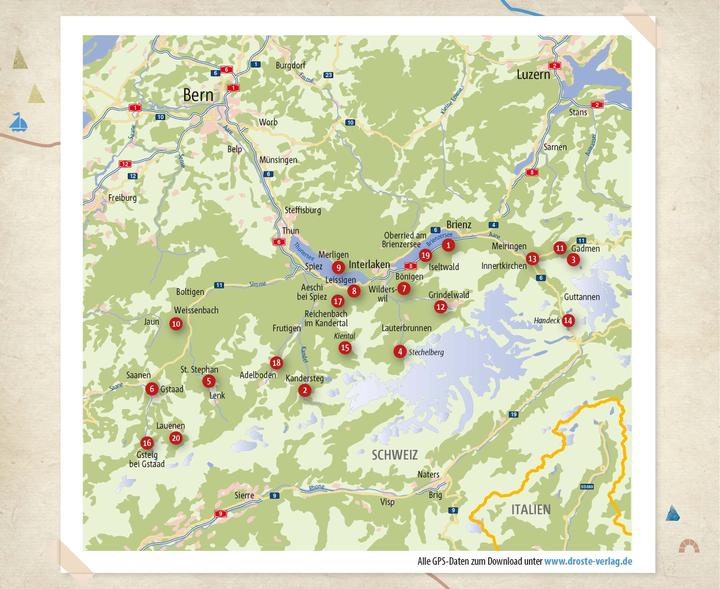 Produktbild Berner Oberland. Wandern für die Seele (Deutsch, Pascal Stern, Sabine Reber, 2023)