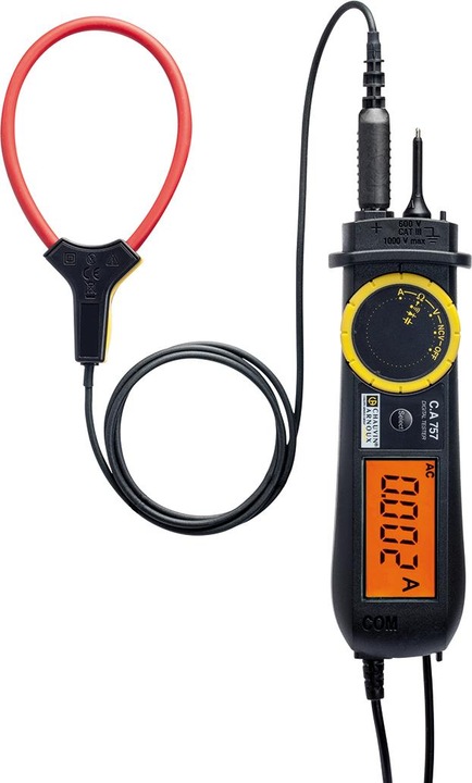 Chauvin Arnoux Hand multimeter, current clamp di (CAT III 600V)
