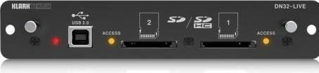 Actual product image No Name Klark Teknik DN32-LIVE Karta rozszerzenia SD/SD i USB 2.0 do serii M