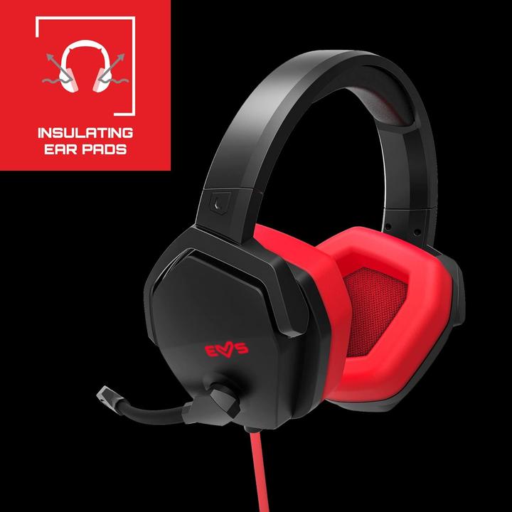 Produktbild Energy Sistem Headset ESG 4 Surround 7.1 Red, Špičkový herní headset se systémy 7.1 Virtual Surroun (Kabelgebunden)