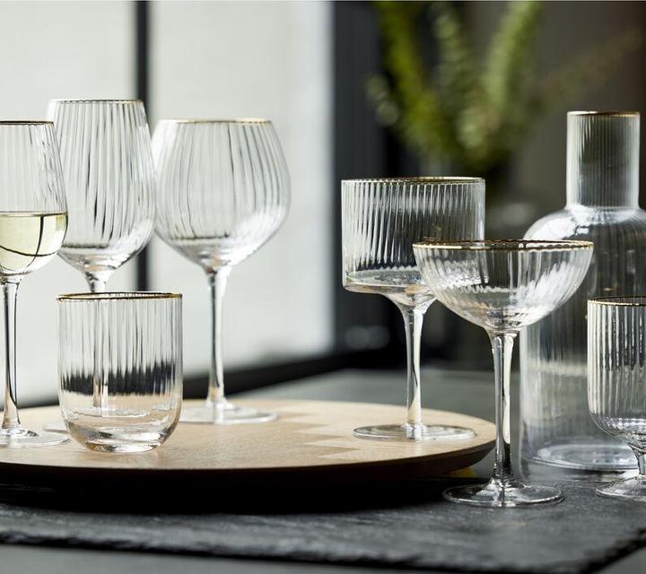 Immagine prodotto Lyngby 65 cl - Vetro - Trasparente/bordo sagomato (6.50 dl, 4 x, Bicchieri di gin)