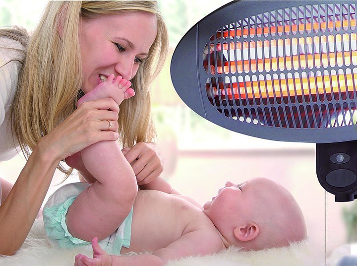 Actual product image Hartig & Helling Wall-mounted radiant heater with 3 power levels BS 45
