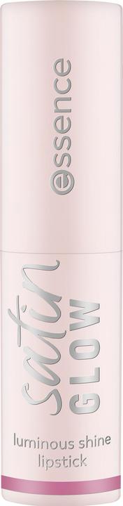 Actual product image essence satin GLOW luminous shine lipstick (04 Let's Get Mauvin)