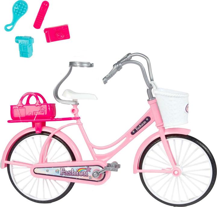 Actual product image Toi-Toys Lauren on bicycle assorted