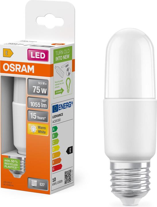 Produktbild Osram Led Star Stick (E27, 75 W, 1050 lm, 1 x, E)