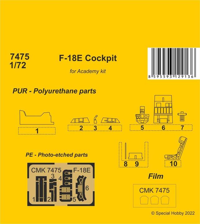 Produktbild CMK F-18E Hornet Cockpit