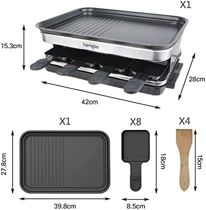 Actual product image HengBo Raclette Grill