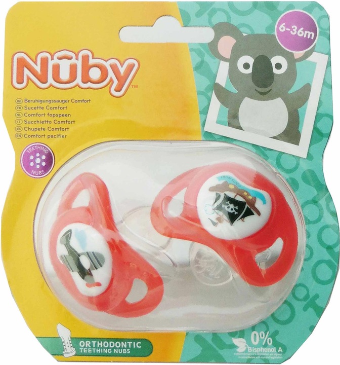 Immagine prodotto Nuby Nuggi Prisma orthodontisch 6-36 Monate (2 x, 6 - 36 M.)