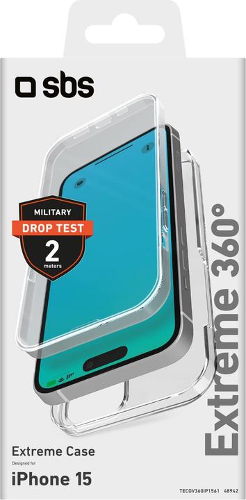 Actual product image SBS Full Body 360ø Cover iPhone 15 transp. (Apple iPhone 15)