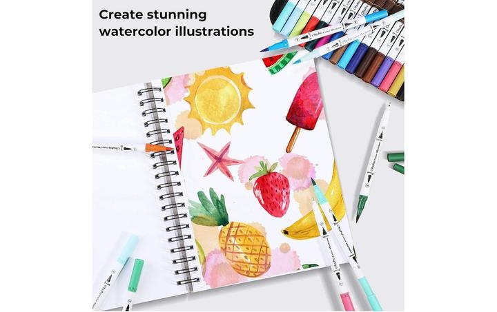 Produktbild Ohuhu Maui Pinselstifte (160 Stk.) WHI (160x)