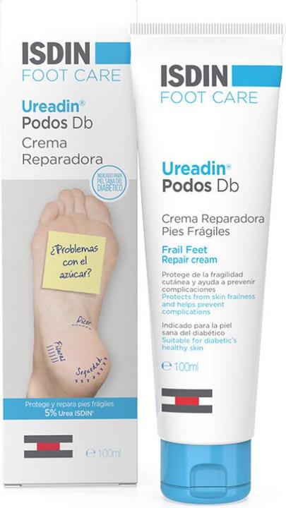 Actual product image Isdin Ureadin Podosdb cream for diabetic skin 100ml (Foot bath, 100 ml)