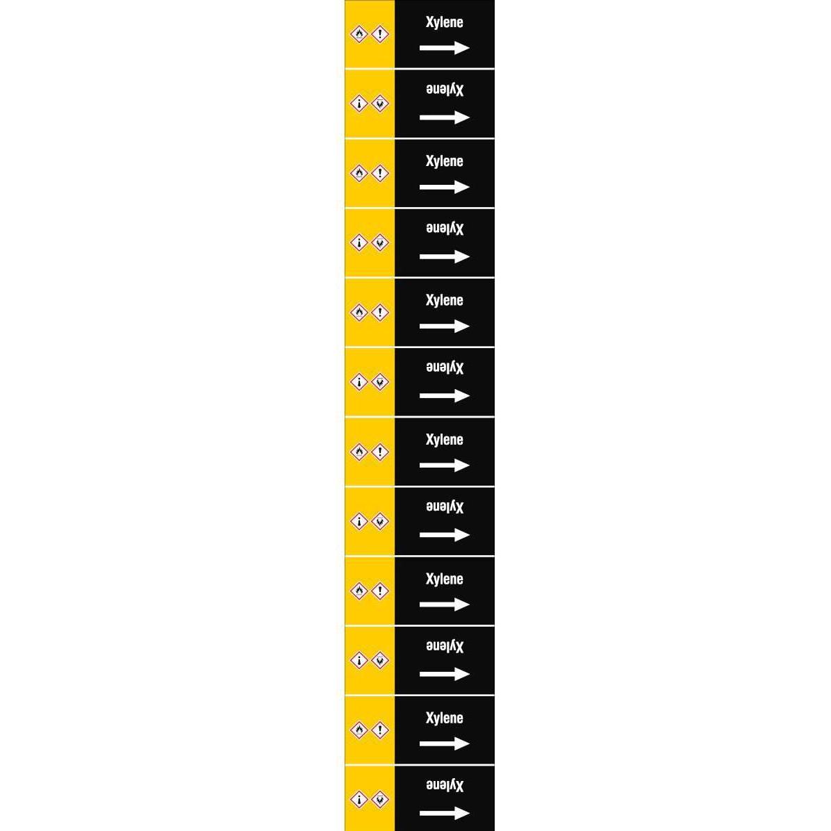 Brady, Etiketten, ISO 20560 Pipe Markers -
