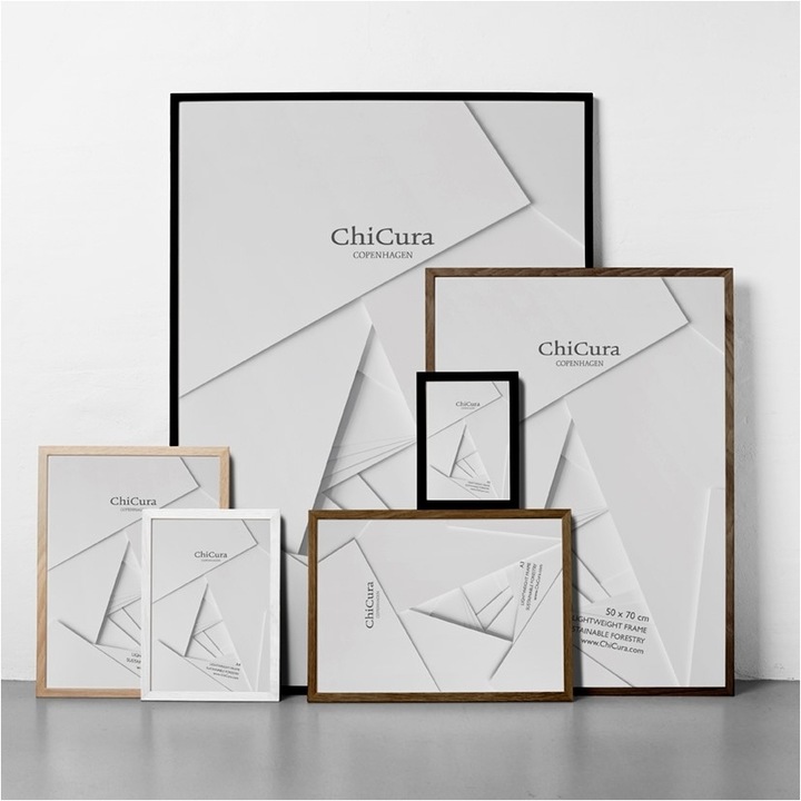Actual product image ChiCura Wooden Frame - Glass (40 x 40 cm)