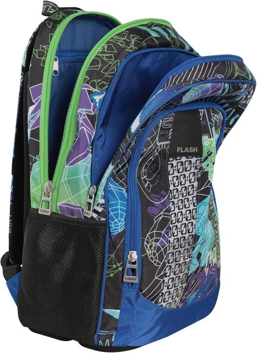 Actual product image Comix Detachable Unisex Trolley Backpack for School Organization