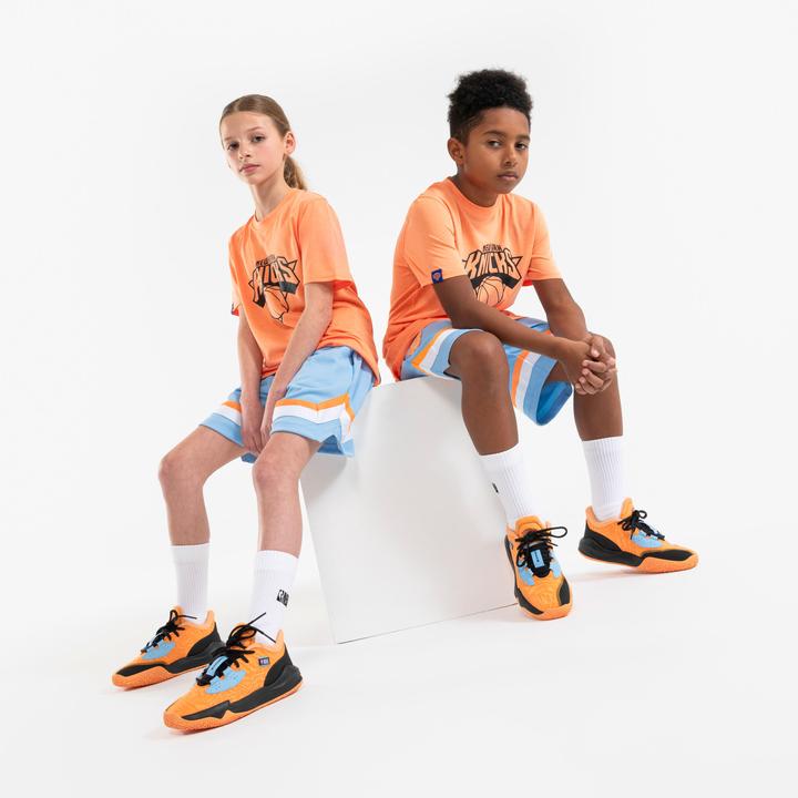Immagine prodotto Tarmak Scarpe da basket per bambini Low NBA Knicks - Fast 900 Low-1 arancione (40)