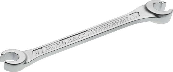 Produktbild HAZET Doppel-Ringschlüssel ∙ offen 612-12X14 ∙ Aussen Sechskant Profil ∙ 12 x 14 mm (12 mm, 14 mm)