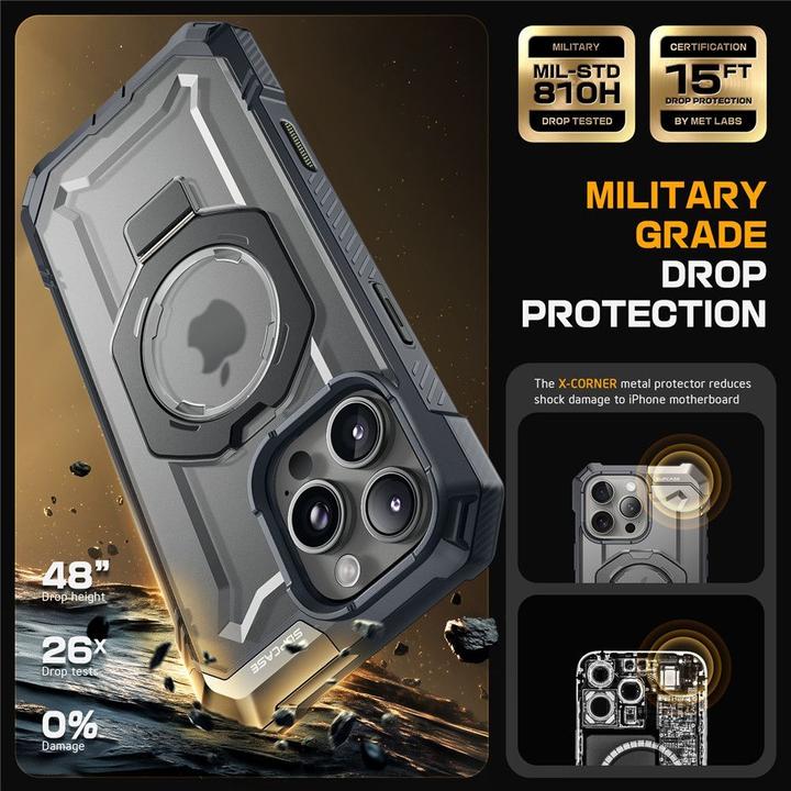 Actual product image Supcase Ub Grip Mag Magsafe Iphone 16 Pro Max Grey (Apple iPhone 16 Pro Max)