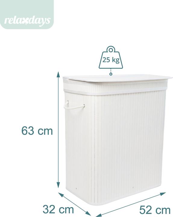Actual product image Relaxdays Laundry bin (100 l)