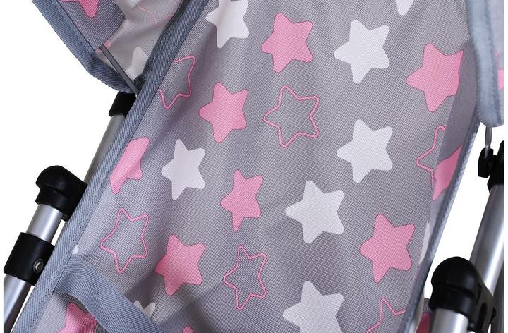 Actual product image Knorrtoys Puppenbuggy Liba Star Grey Pink