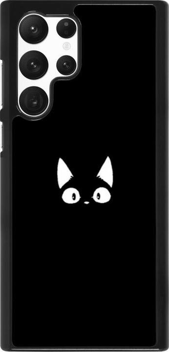 Immagine prodotto PhoneLook Copertina Gatto divertente su nero (Samsung Galaxy S22 Ultra)