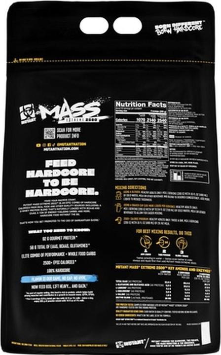 Produktbild Mutant Mass XXXtreme 2500 (Vanille, 1 x, 9070 g)