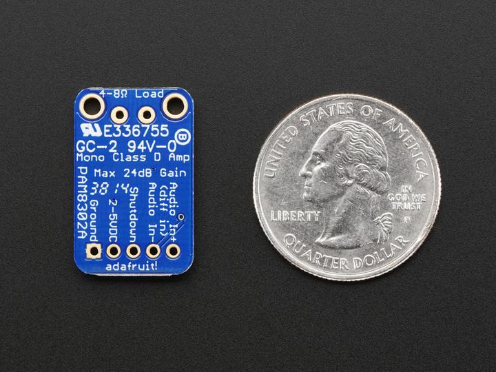 Actual product image Adafruit Mono 2.5W Class D Audio Amplifier PAM8302 (Add-on)