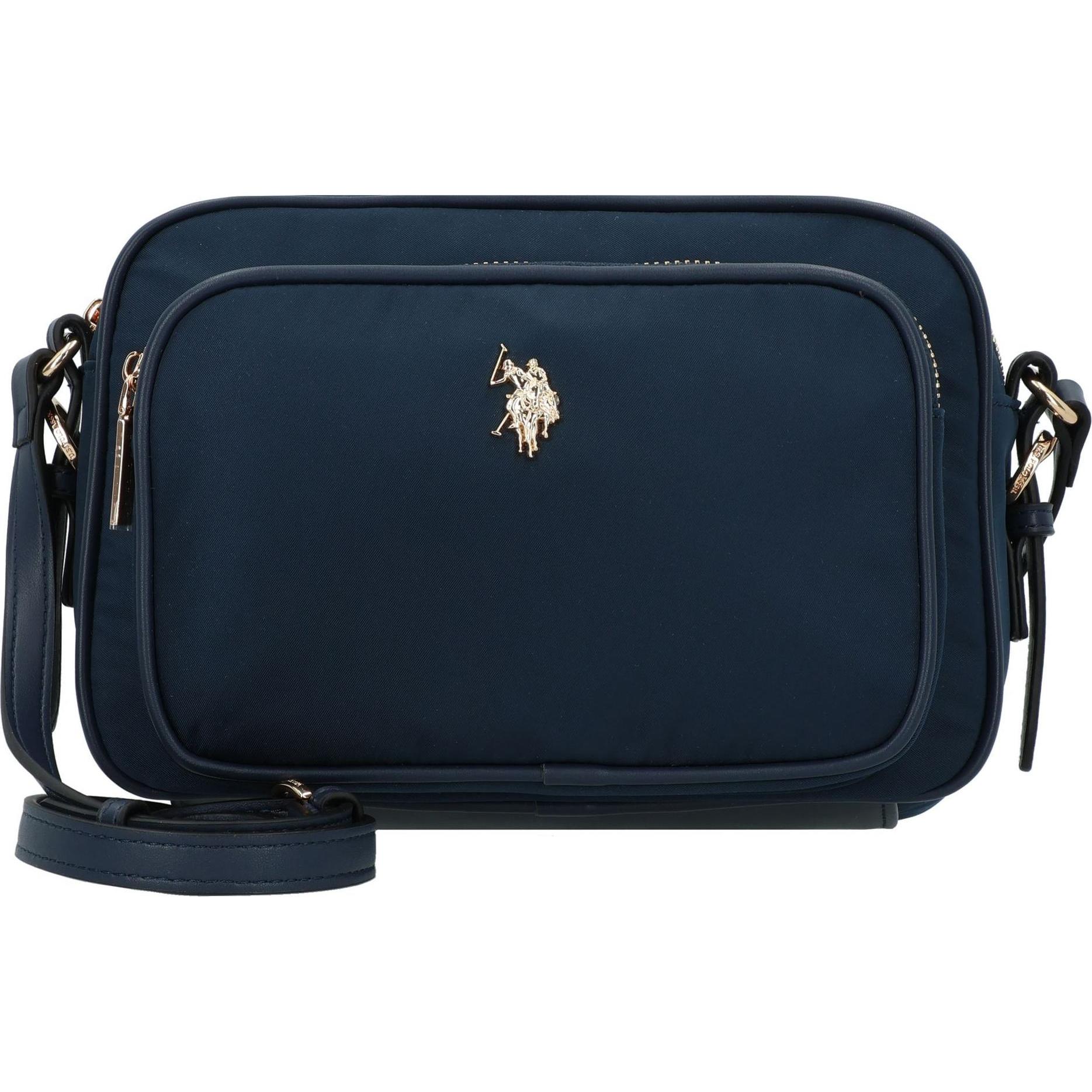 U.S. Polo, Handtasche, Houston Umhängetasche 25 cm, Blau