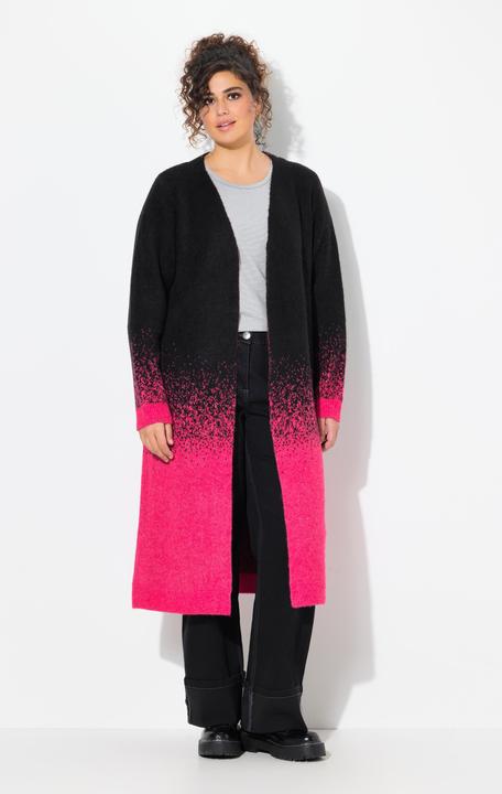 Immagine prodotto Ulla Popken cardigan lungo, sfumature di colore, taglio aperto, manica lunga (42, 44)