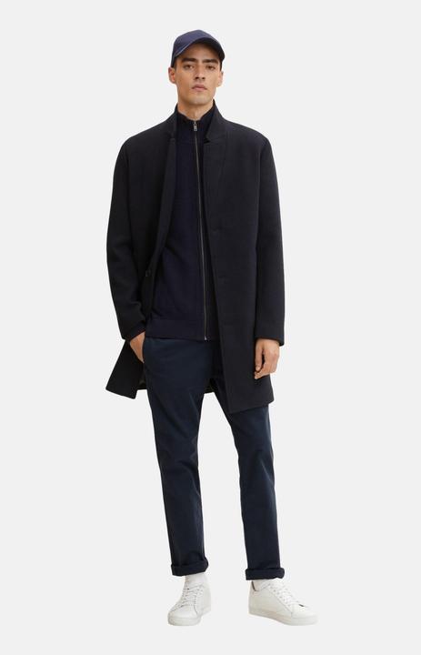 Produktbild Tom Tailor Jacke Strickjacke mit Stehkragen und seitlichen Eingrifftaschen (S)