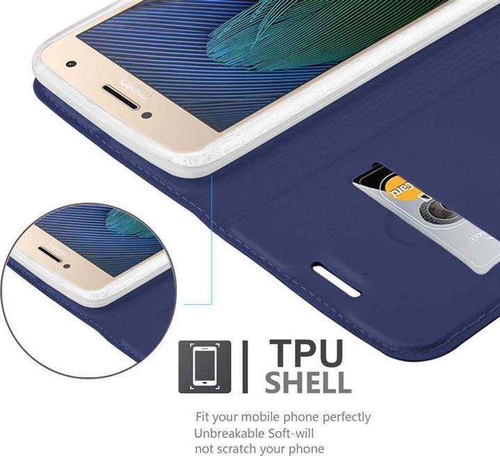 Actual product image Cadorabo Book Classy Style Cover (Motorola Moto G5 Plus)