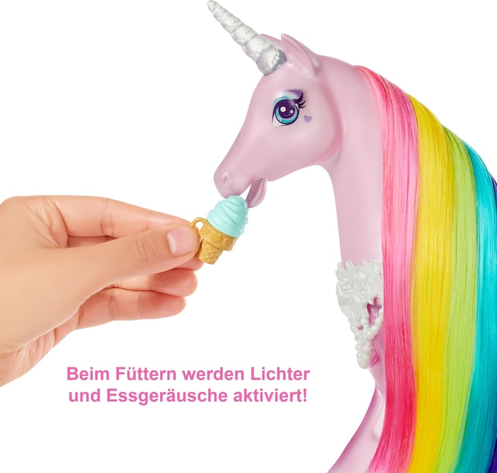 Image du produit Barbie Licorne Lumières Magiques - Poupée Mannequin - 3 ans et +