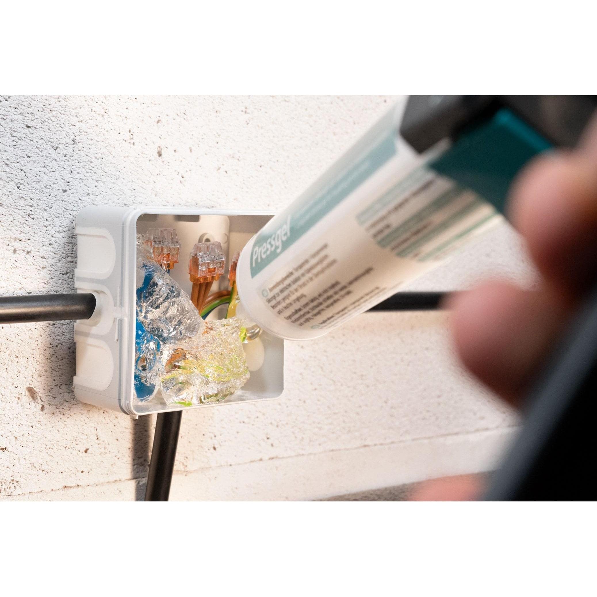 Thumbnail - HellermannTyton, Kabelbinder, Pressgel Silikon Silikon Dichtmasse Transparent 310 ml (Kunststoffkabelbinder, 1 Stk.)