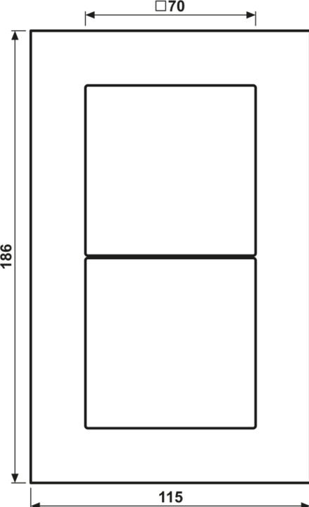 Actual product image JUNG Glass frame