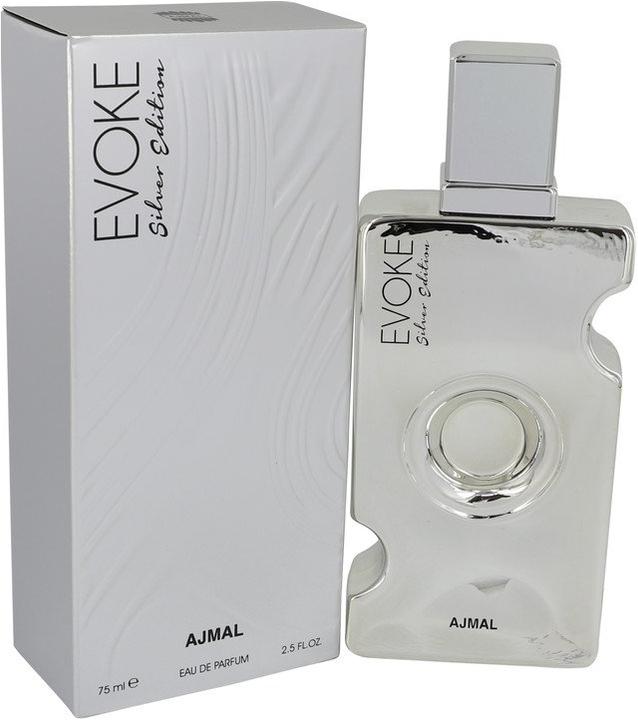 Actual product image Ajmal Evoke Silver Edition by Eau de Parfum Spray 75 ml (Eau de parfum, 75 ml)