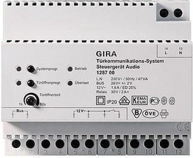 Gira Unità di controllo 128700 Comunicazione porta audio REG